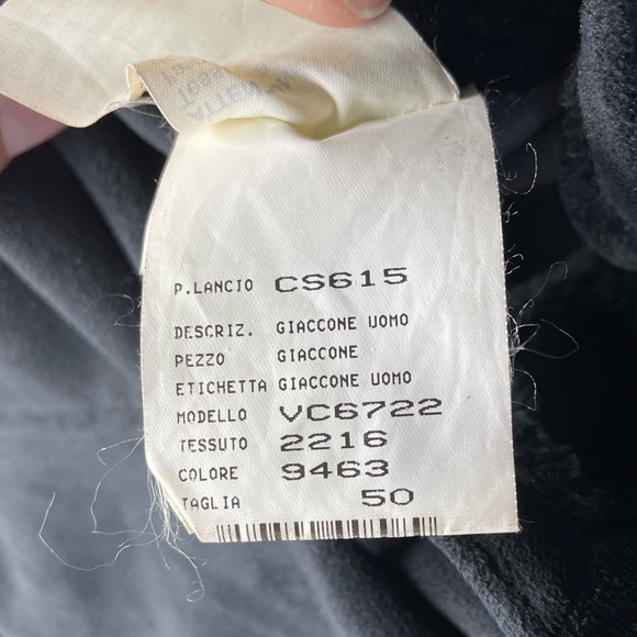 EMPORIO ARMANI Reversible Synthetic Shearling Coat size 50 - Picture 6 of 15